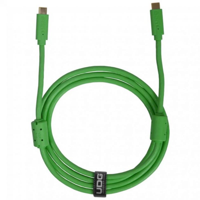 Аудиокабель UDG Ultimate Cable USB 3.2 C-C Green Straight 1,5m (U9